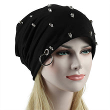 Load image into Gallery viewer, 2018 Hip Hop Beanies For Men Ring Skull Winter Fleece Hat Women Rock Punk Skullies Caps Slouchy Beanie Unisex Cotton Knitted Cap